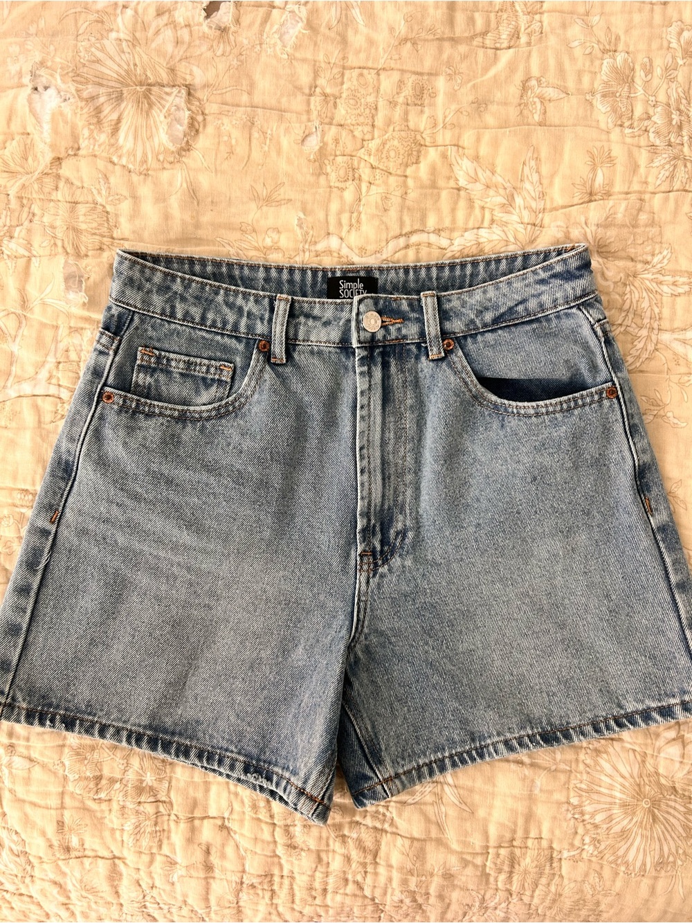 “Mom” Denim Jean Shorts
